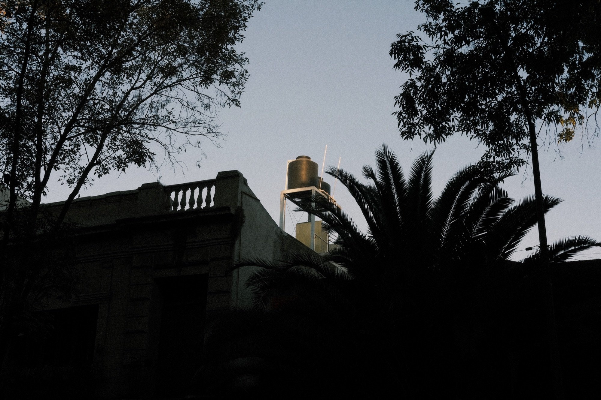 Dusk, Mexico City, 1