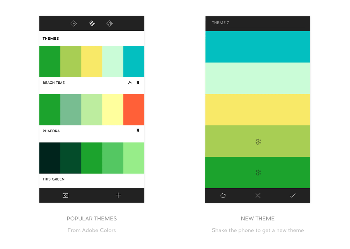 Associated themes animation
