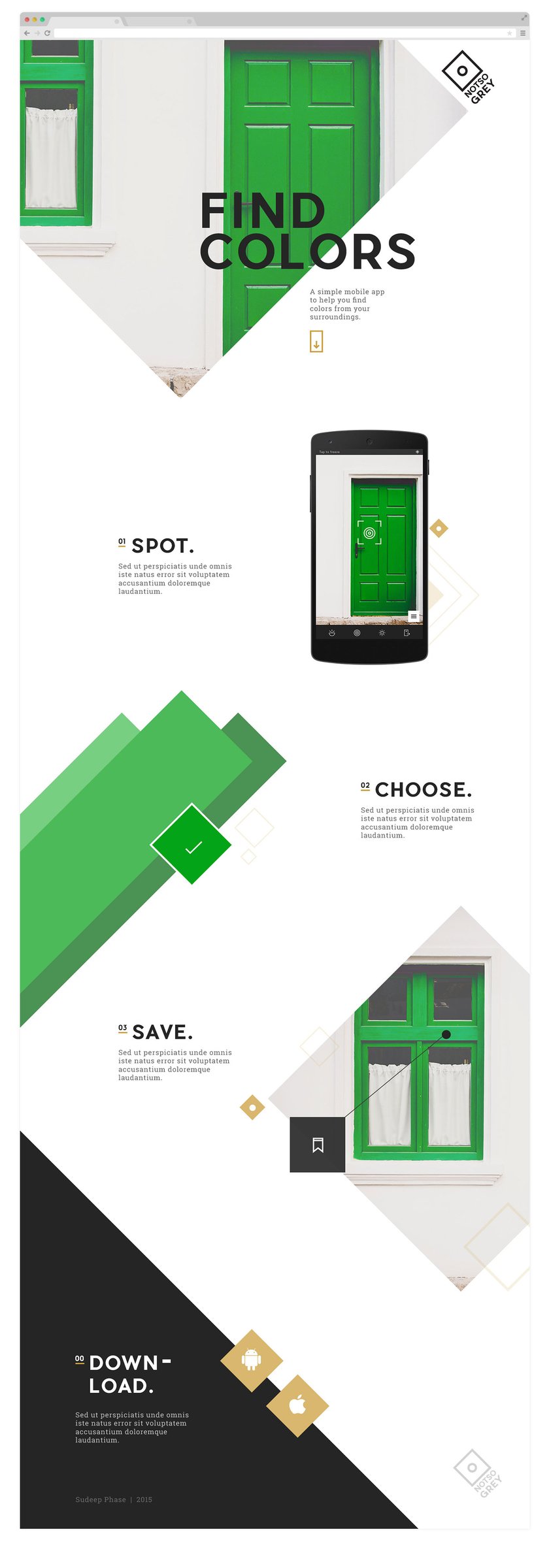 Full website mockup